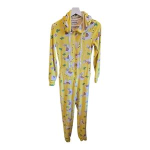 WEEKEND EDITION Yellow Llama Onesie Pajamas